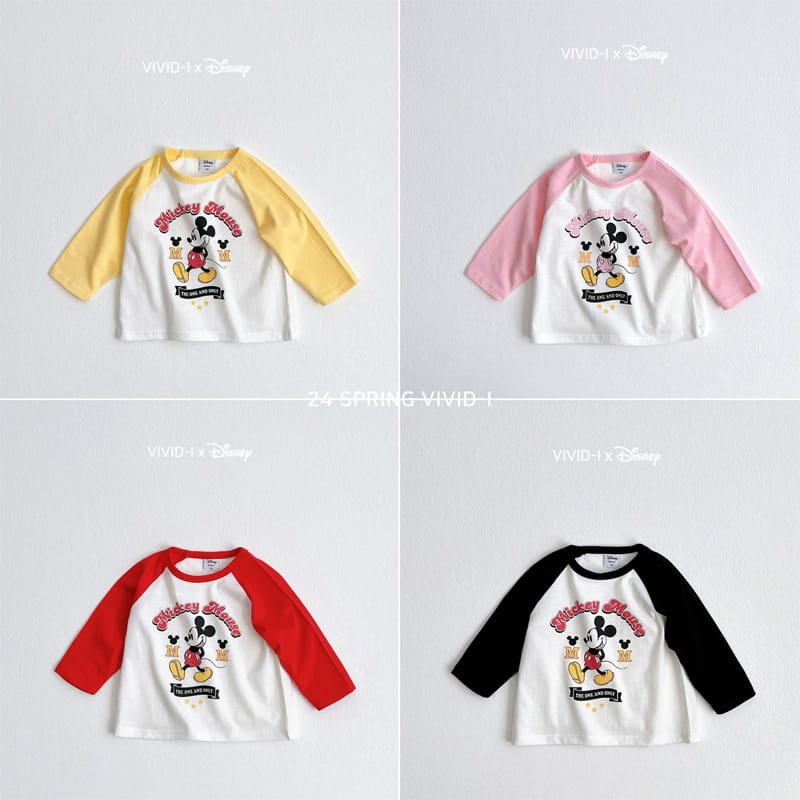 Vivid I - Korean Children Fashion - #designkidswear - D Color Raglan Tee - 2