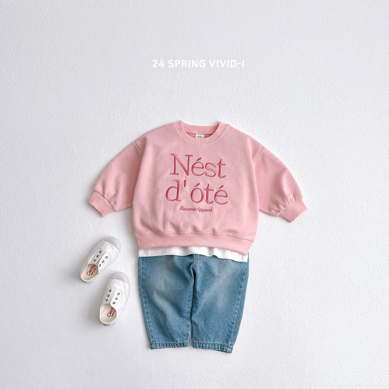 Vivid I - Korean Children Fashion - #discoveringself - Brush Denim Pants - 6