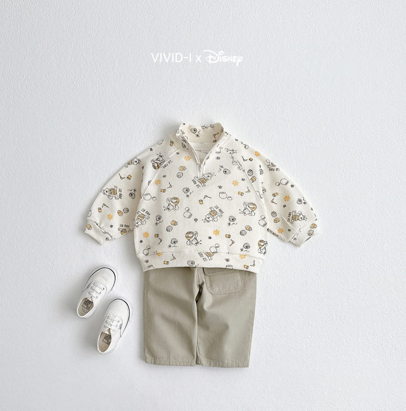 Vivid I - Korean Children Fashion - #discoveringself - D Waffle Top Bottom Set - 9