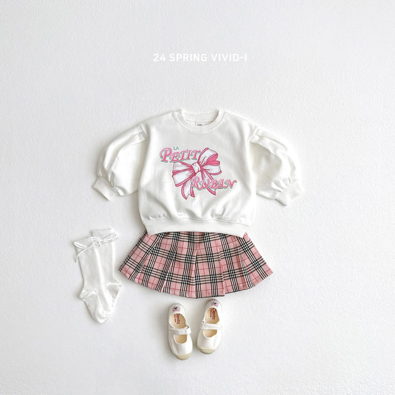 Vivid I - Korean Children Fashion - #discoveringself - Ribbon Puff Sweatshirt - 7