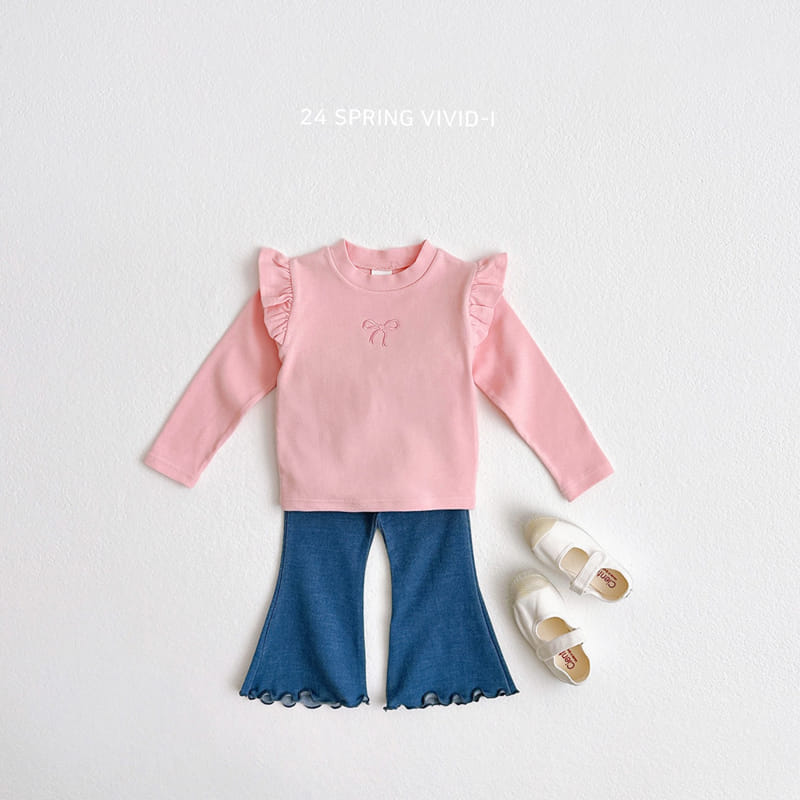 Vivid I - Korean Children Fashion - #discoveringself - Ribbon Wing Tee - 6