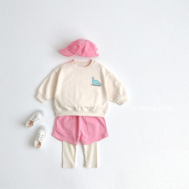 Vivid I - Korean Children Fashion - #discoveringself - Spring Rib Leggings - 6