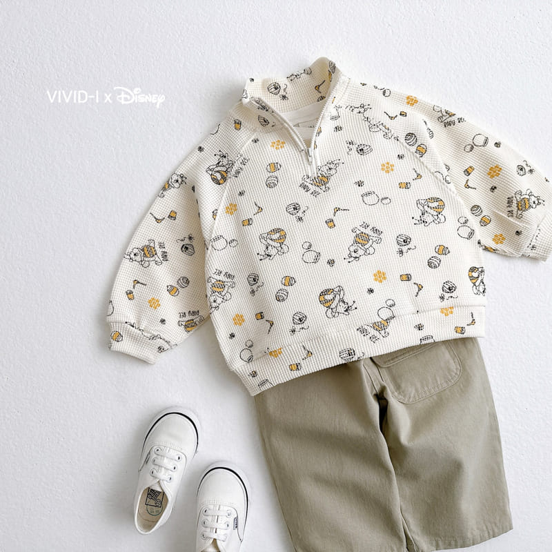 Vivid I - Korean Children Fashion - #fashionkids - D Waffle Top Bottom Set - 10