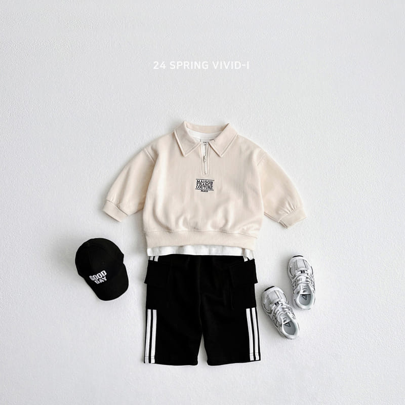 Vivid I - Korean Children Fashion - #kidsshorts - Line Pocket Pants - 7