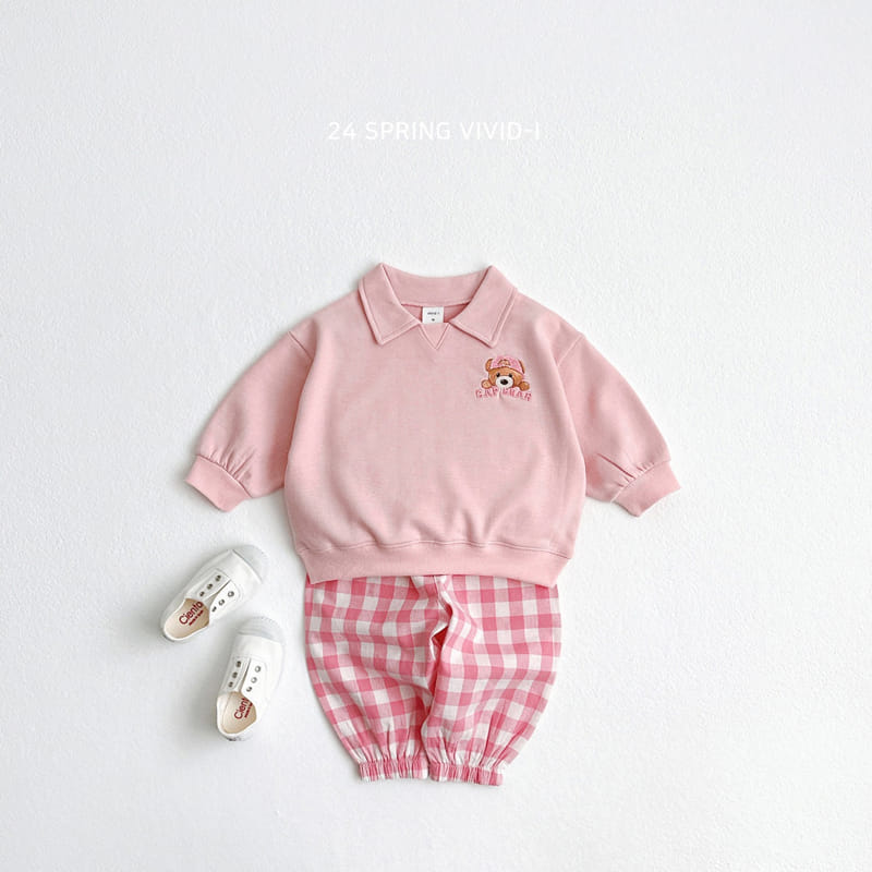 Vivid I - Korean Children Fashion - #fashionkids - Spring Check Check Jogger - 4
