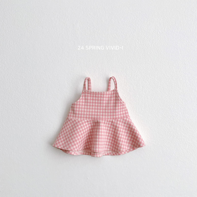 Vivid I - Korean Children Fashion - #fashionkids - Check Bustier - 4