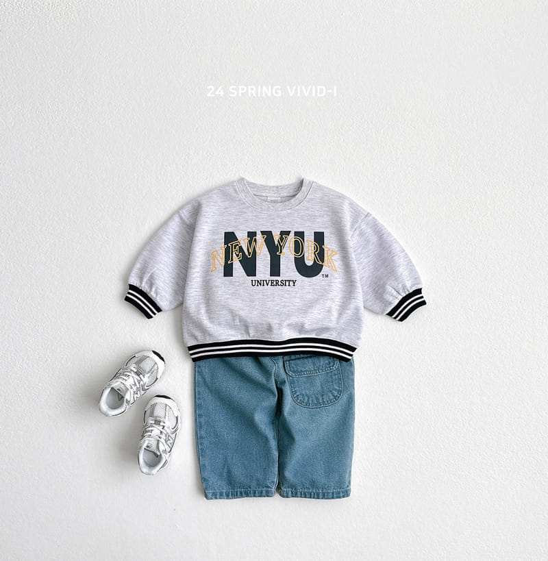 Vivid I - Korean Children Fashion - #kidsstore - Pocket Denim Pants - 10