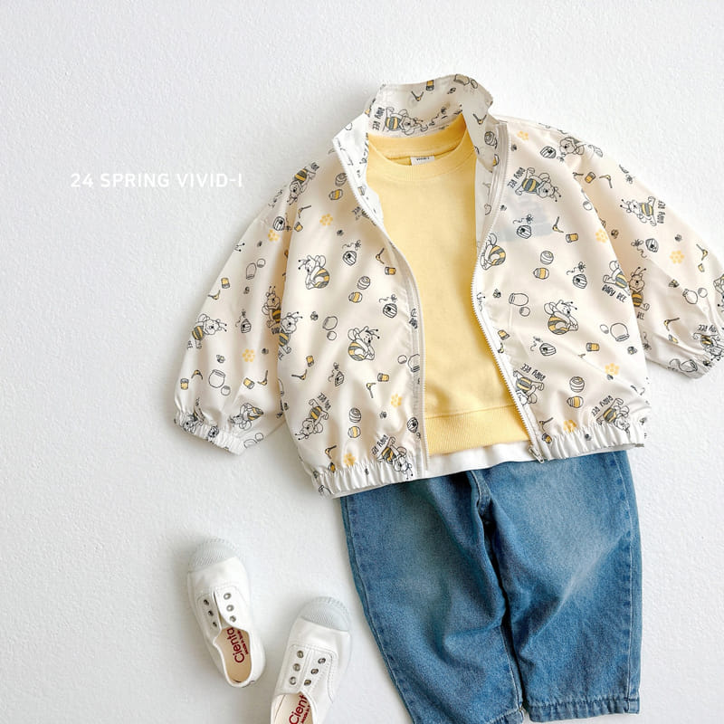 Vivid I - Korean Children Fashion - #kidsstore - Brush Denim Pants - 9