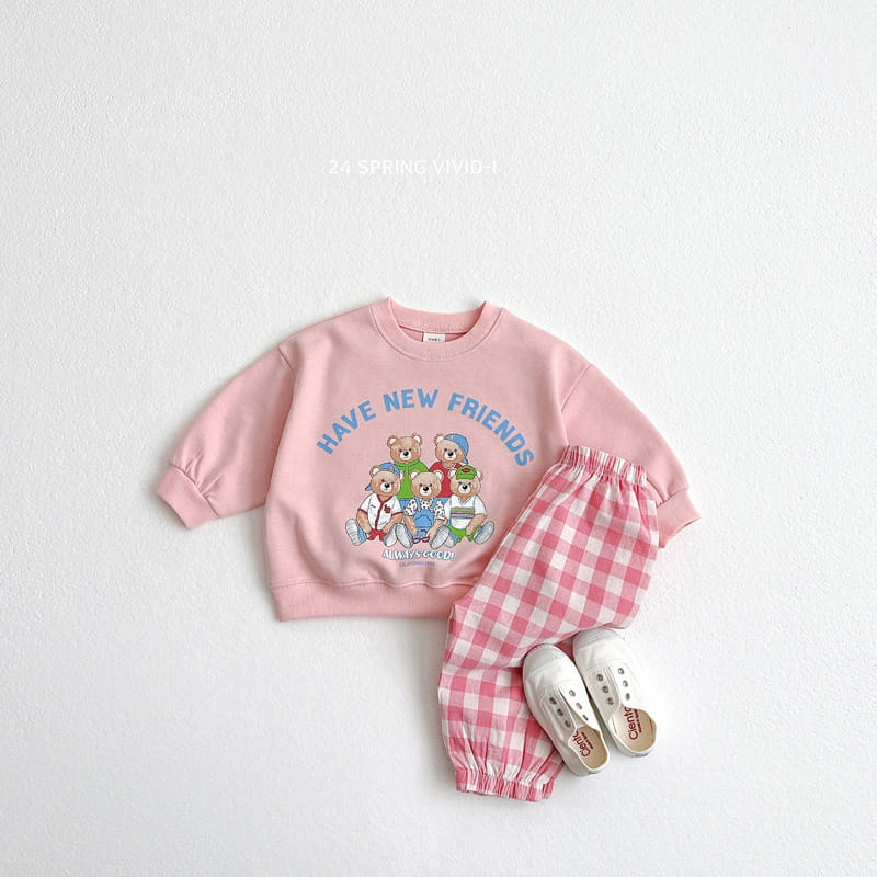 Vivid I - Korean Children Fashion - #kidsstore - Spring Check Check Jogger - 5