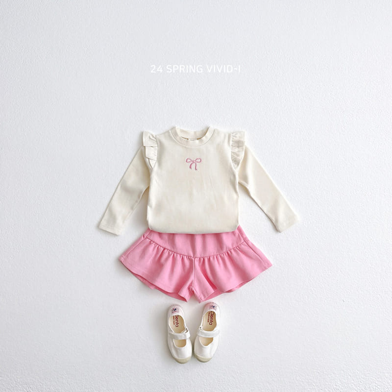 Vivid I - Korean Children Fashion - #kidsstore - Ribbon Wing Tee - 9