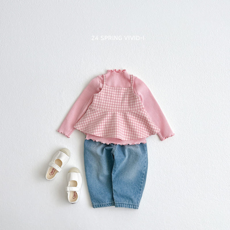 Vivid I - Korean Children Fashion - #kidsstore - Daily Rib Terry Tee - 7