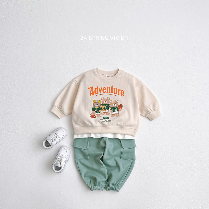 Vivid I - Korean Children Fashion - #kidzfashiontrend - American Football Team Top Bottom Set - 7