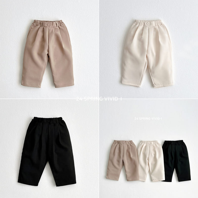 Vivid I - Korean Children Fashion - #kidzfashiontrend - Standard Slacks  - 2