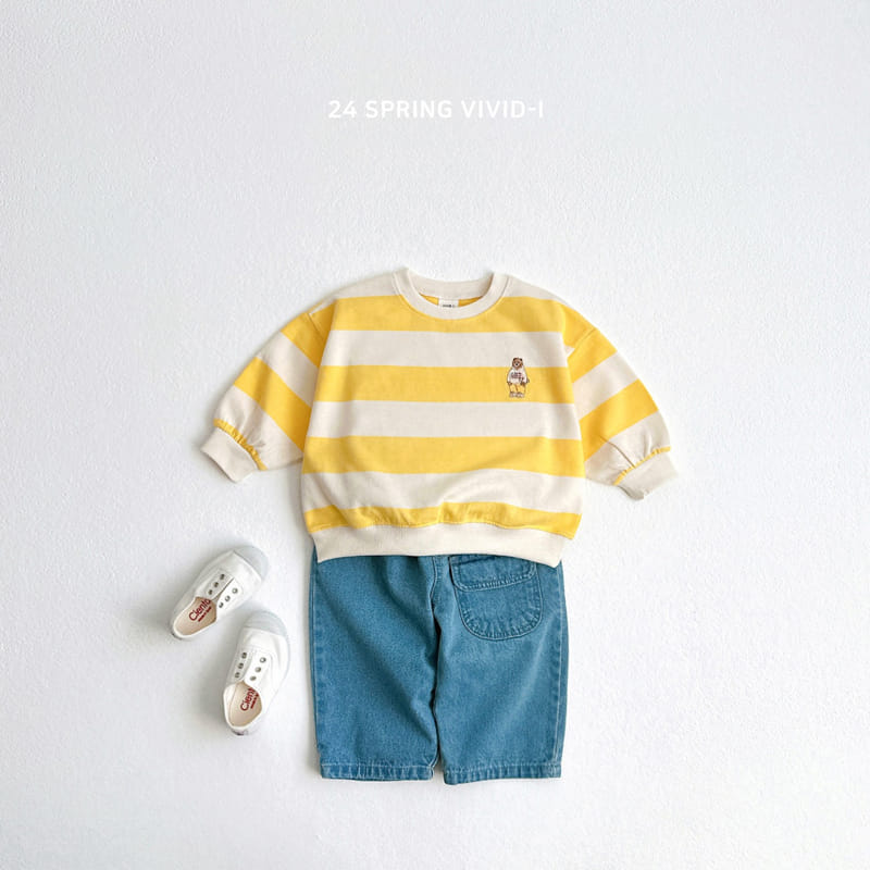 Vivid I - Korean Children Fashion - #magicofchildhood - Big ST Embroidery Sweatshirt - 5