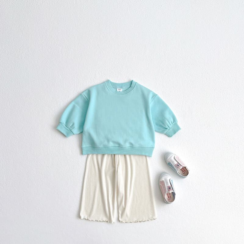 Vivid I - Korean Children Fashion - #magicofchildhood - Frill Terry Wide Pants - 6