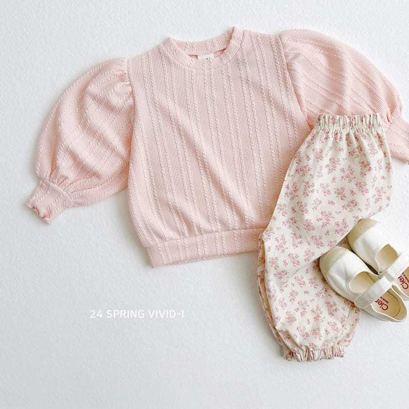 Vivid I - Korean Children Fashion - #prettylittlegirls - Twiddle Wide Top Bottom Set - 8