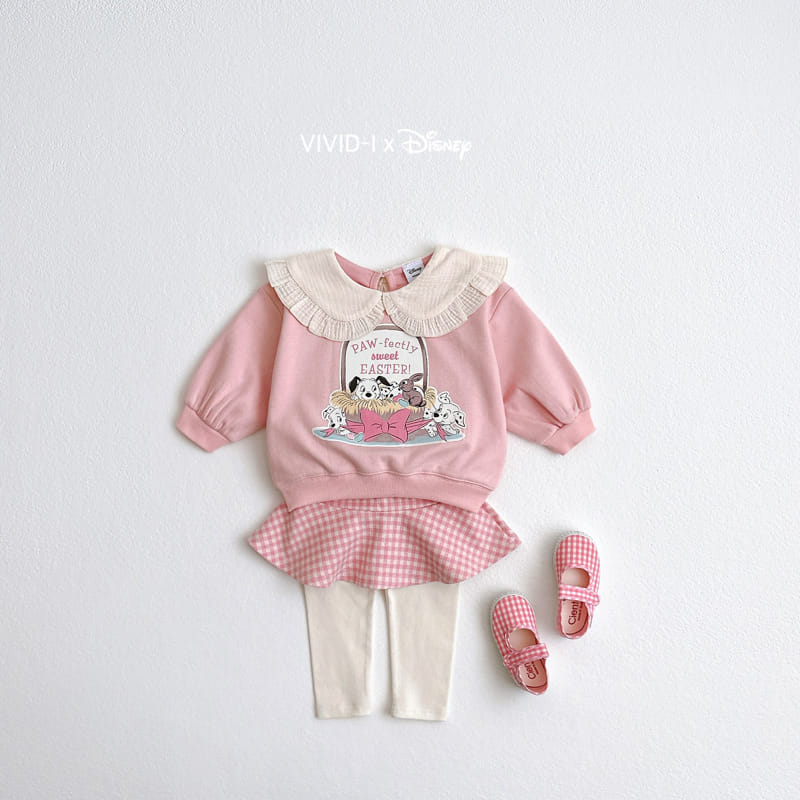 Vivid I - Korean Children Fashion - #prettylittlegirls - Check Check Skirt Leggings - 8