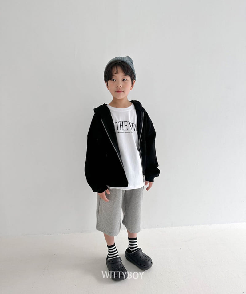 Witty Boy - Korean Children Fashion - #prettylittlegirls - Waffle Two Way Zip Up - 4