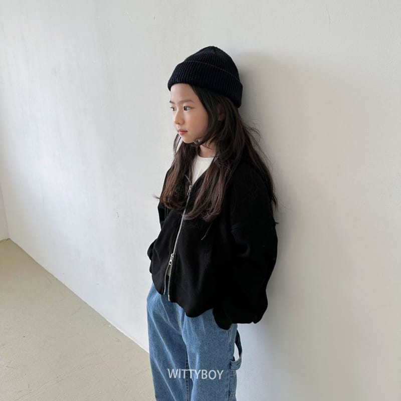 Witty Boy - Korean Children Fashion - #childofig - Waffle Two Way Zip Up - 5