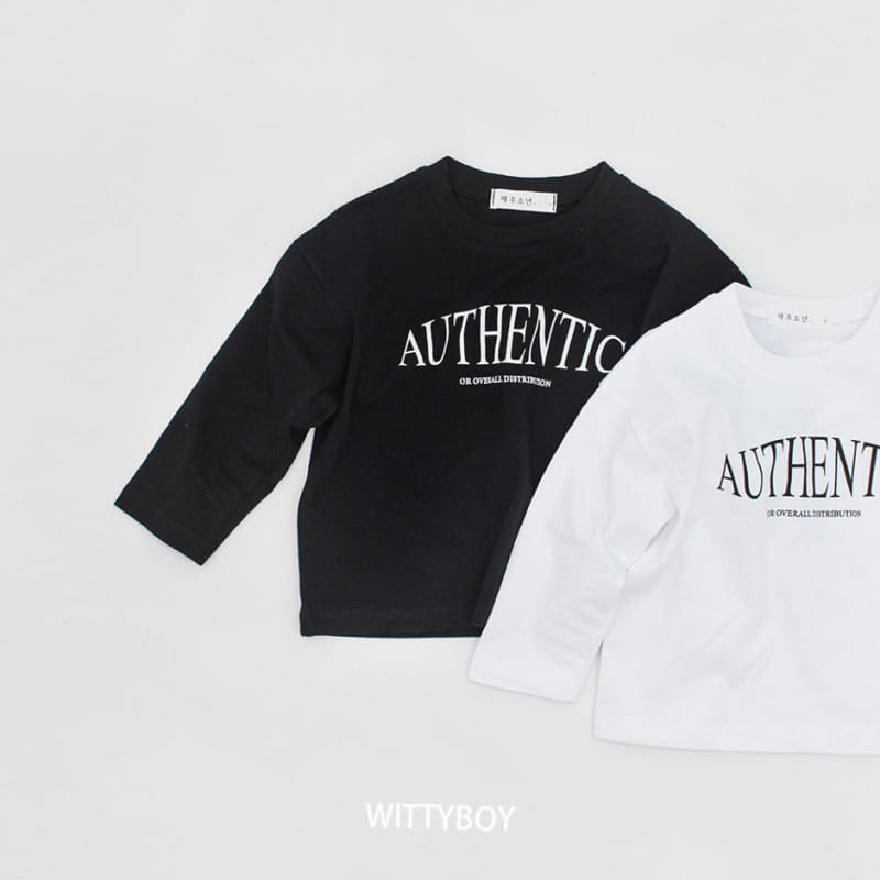 Witty Boy - Korean Children Fashion - #childrensboutique - Authentic Tee