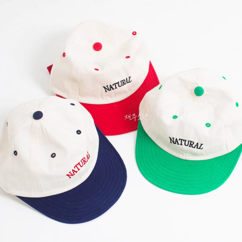 Witty Boy - Korean Children Fashion - #childrensboutique - Natural Embroidery Cap