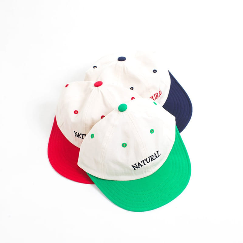 Witty Boy - Korean Children Fashion - #discoveringself - Natural Embroidery Cap - 3