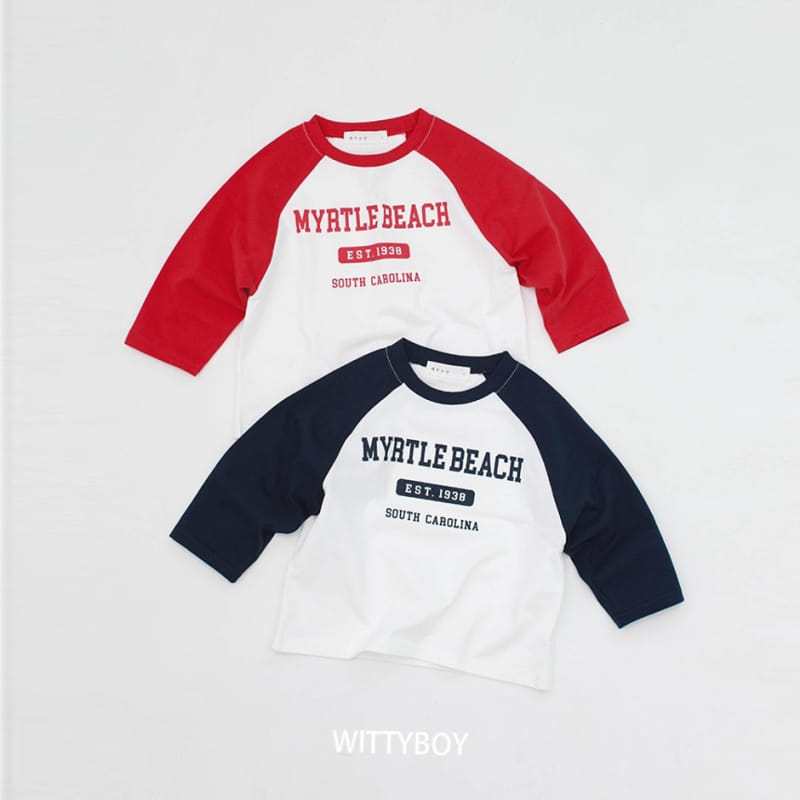 Witty Boy - Korean Children Fashion - #discoveringself - Mystic Raglan Tee