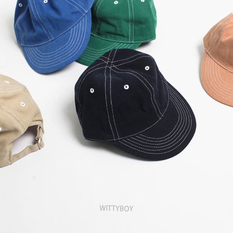 Witty Boy - Korean Children Fashion - #kidzfashiontrend - Mono Stitch Cap - 10