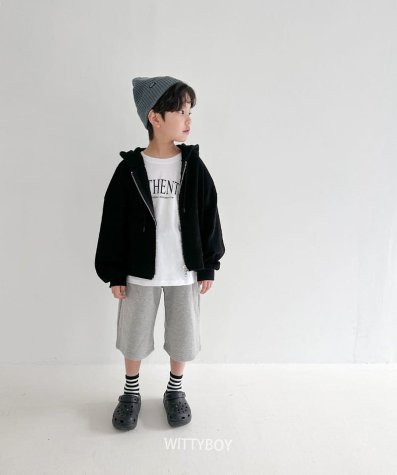 Witty Boy - Korean Children Fashion - #minifashionista - Waffle Two Way Zip Up - 2