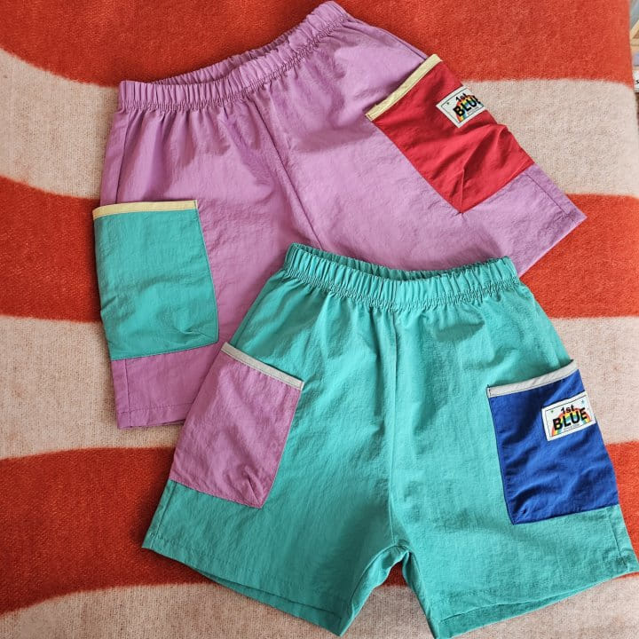 1St Blue - Korean Children Fashion - #Kfashion4kids - Cargo Color Shorts - 8