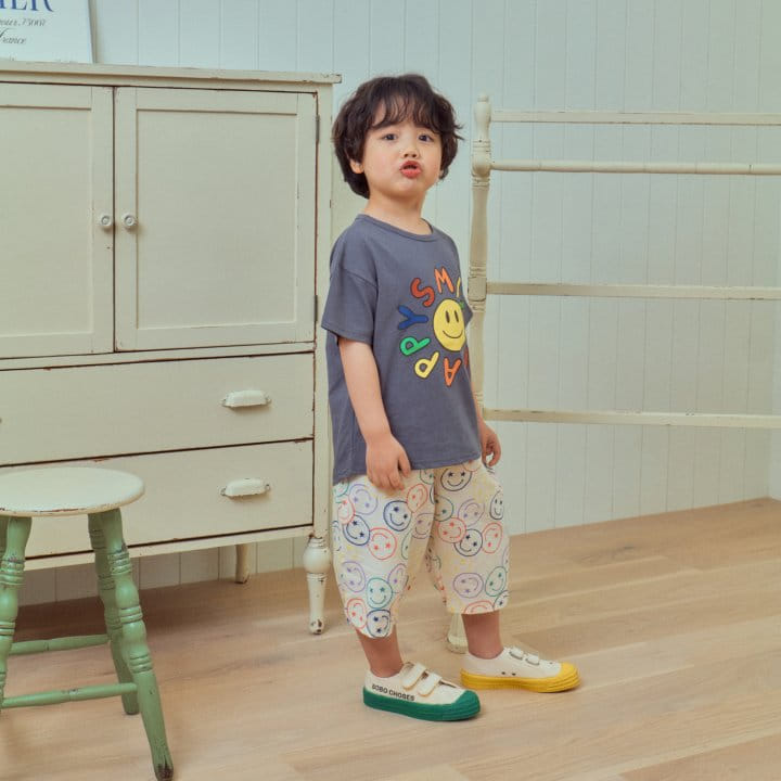 1St Blue - Korean Children Fashion - #Kfashion4kids - Star Smile Pants - 6