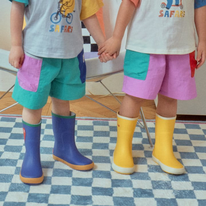 1St Blue - Korean Children Fashion - #childrensboutique - Cargo Color Shorts