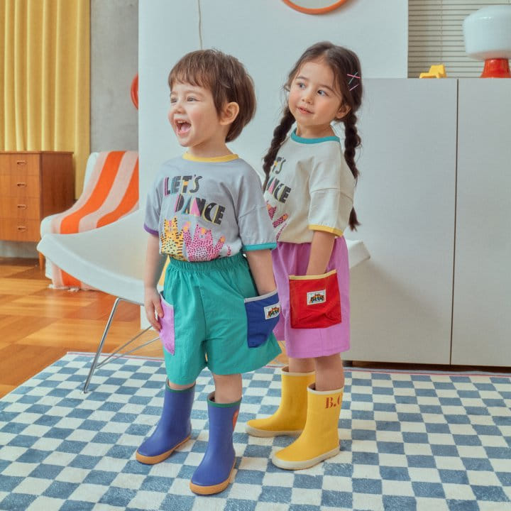 1St Blue - Korean Children Fashion - #designkidswear - Cargo Color Shorts - 2