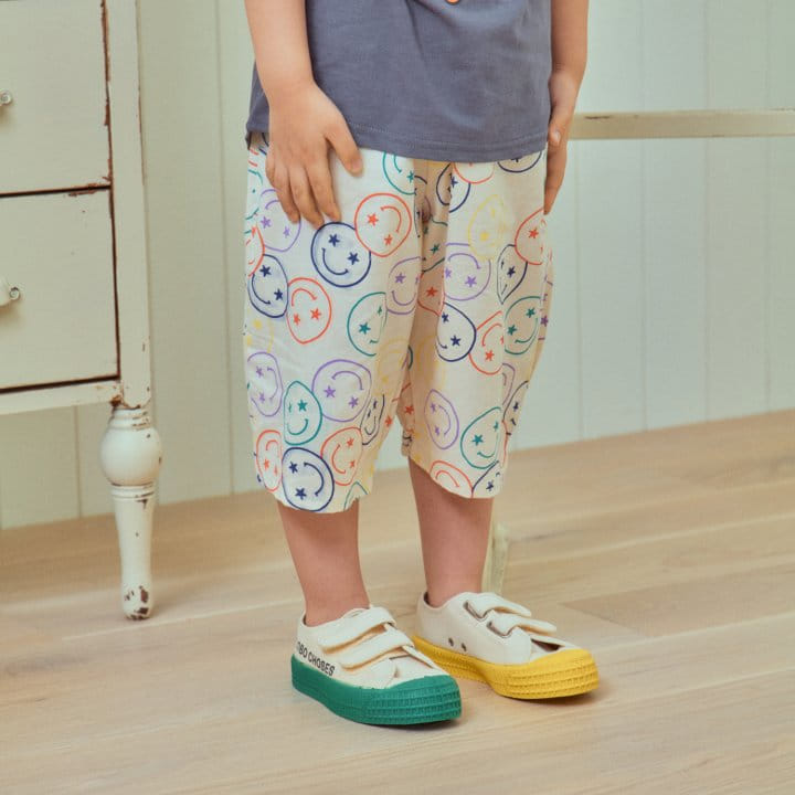 1St Blue - Korean Children Fashion - #kidsshorts - Star Smile Pants - 4