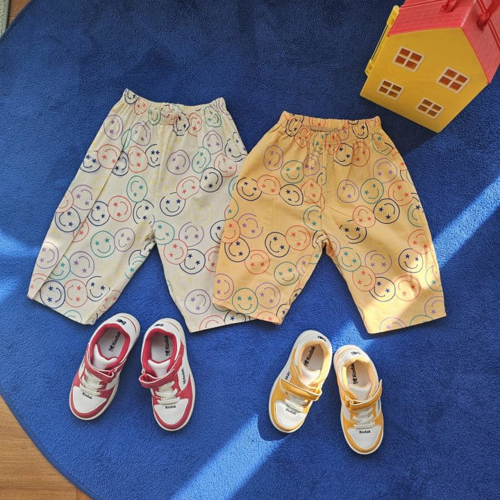 1St Blue - Korean Children Fashion - #littlefashionista - Star Smile Pants - 7