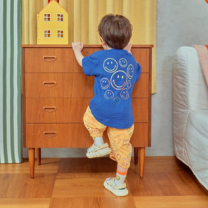 1St Blue - Korean Children Fashion - #magicofchildhood - Rainbow Smile Tee  - 2