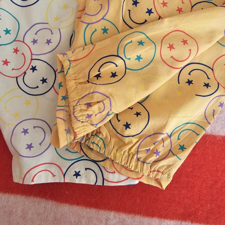 1St Blue - Korean Children Fashion - #minifashionista - Star Smile Pants - 9