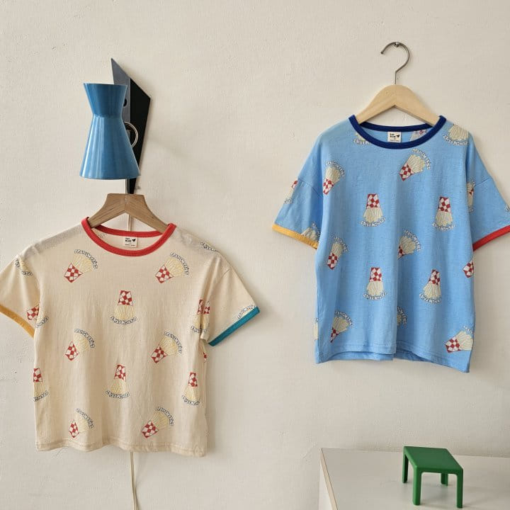 1St Blue - Korean Children Fashion - #minifashionista - Potato Paint Tee  - 7