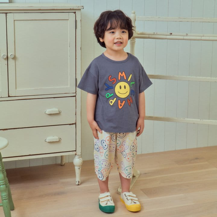 1St Blue - Korean Children Fashion - #prettylittlegirls - Happy Smile Tee - 7