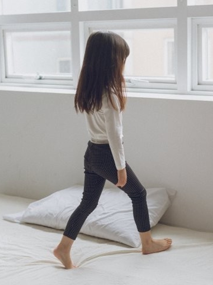 Check Banding Leggings