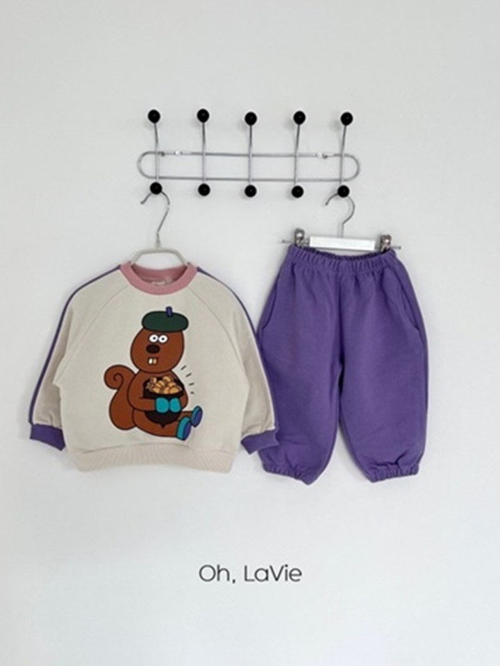 Squirrel Top Bottom Set