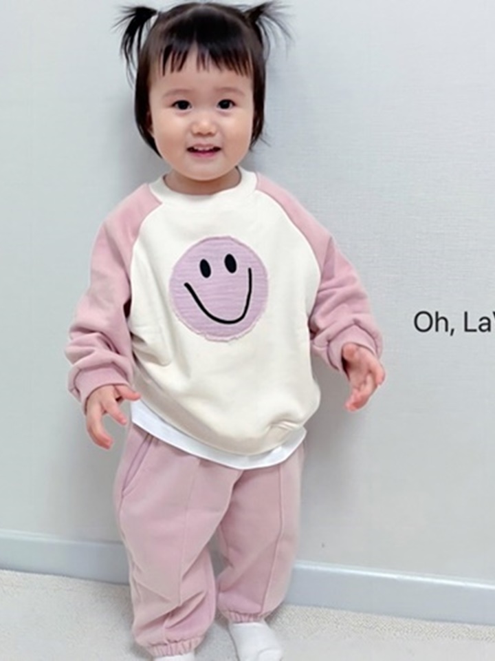 Smile Patch Top Bottom Set
