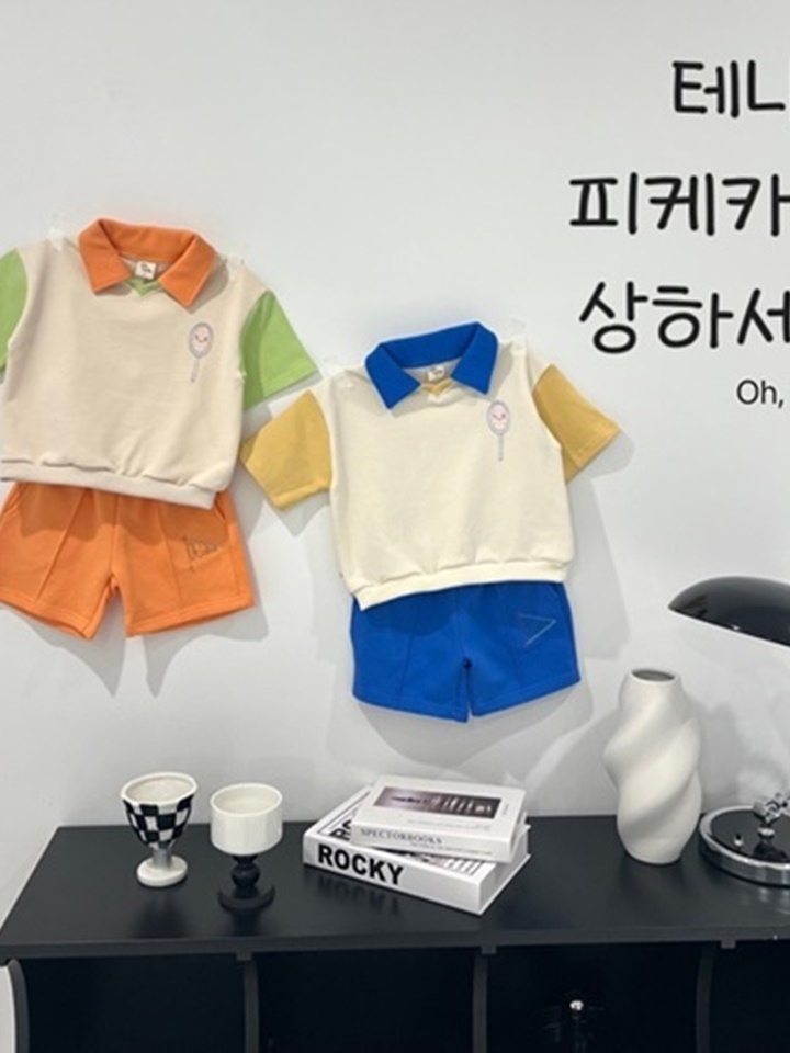 Tennis PK Collar Top Bottom Set