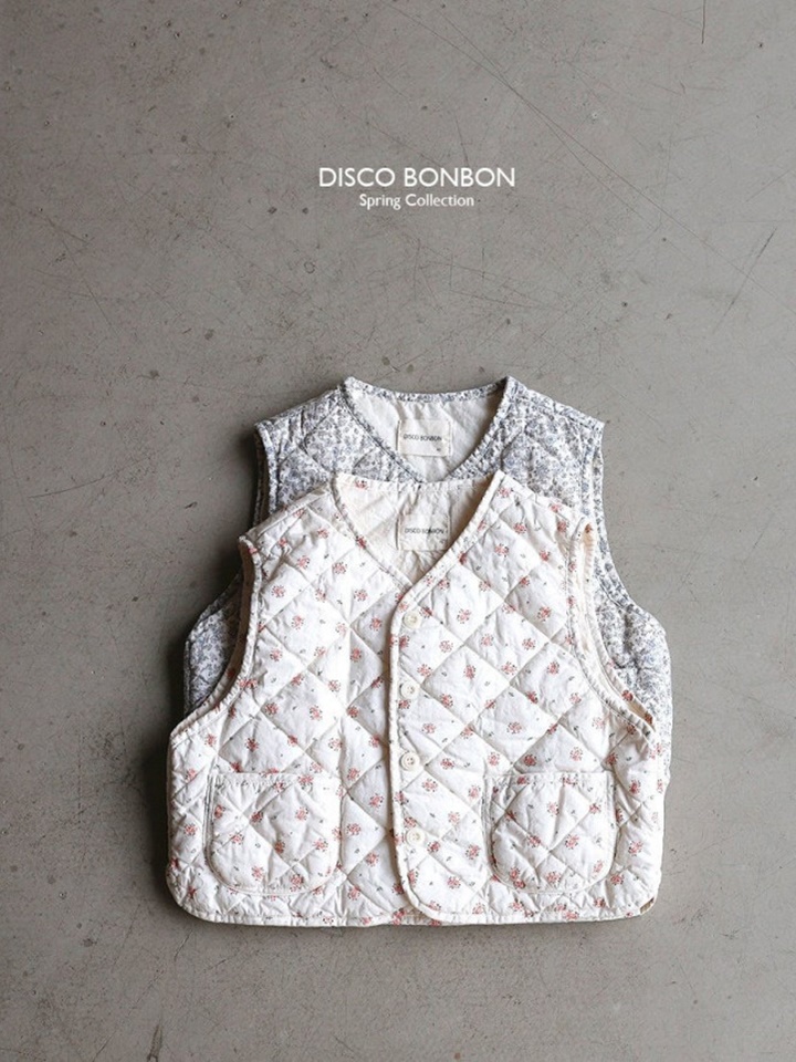 Flower Scent Quilted Vest