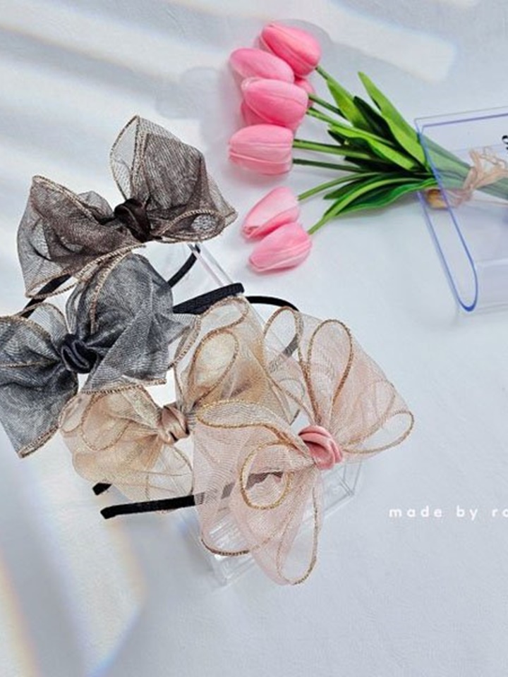 Ribbon Pearl Hair Band