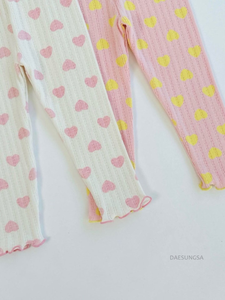 Heart Rib Leggings