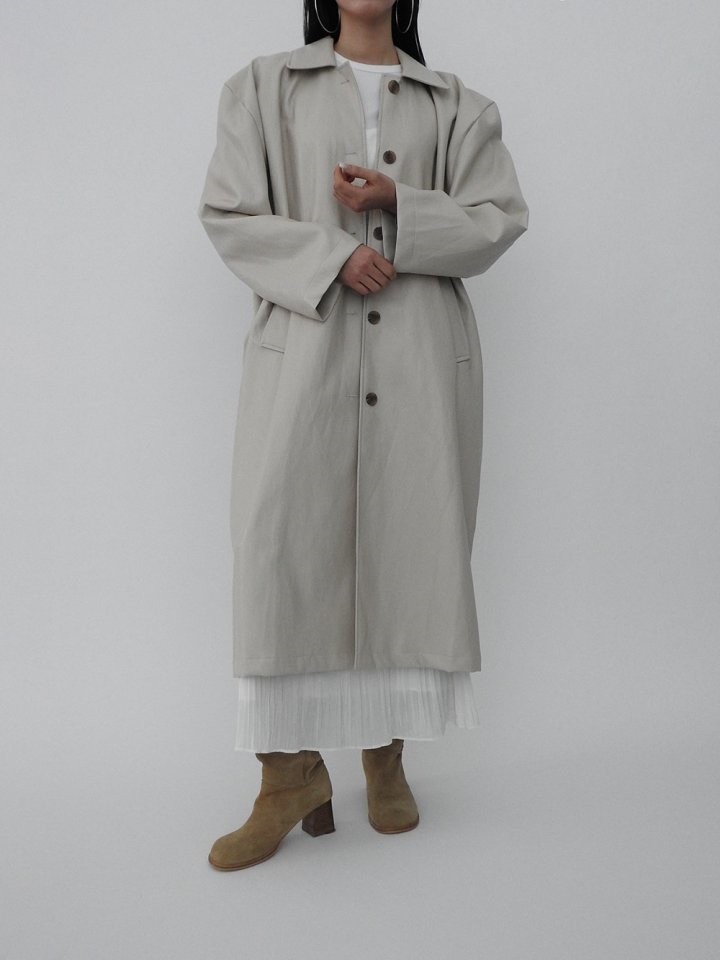 L Puff Long Coat