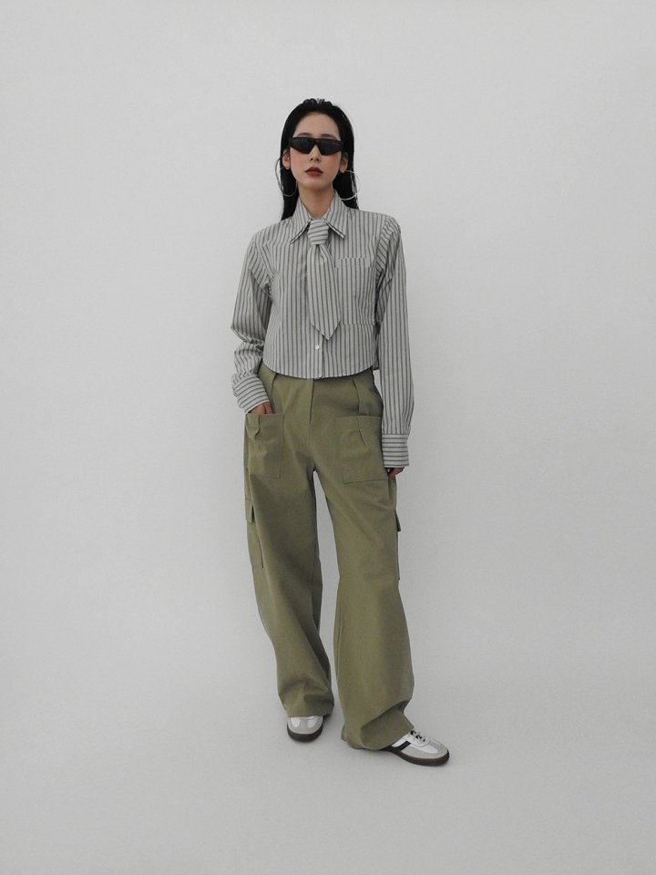 Tie Crop Shirt