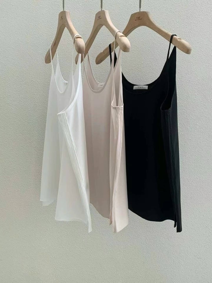 Line Silky Sleeveless Tee