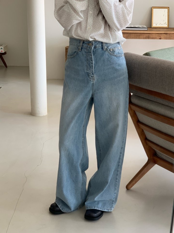 Roen Wide Denim Pants